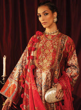 Roohi Silk By Myeesha Embroidered Silk 3 Piece Unstitched Suit MY24RS MS-1011 ISHQ